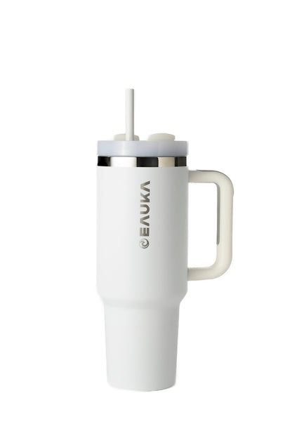 Thumbler with Filter Straw-White