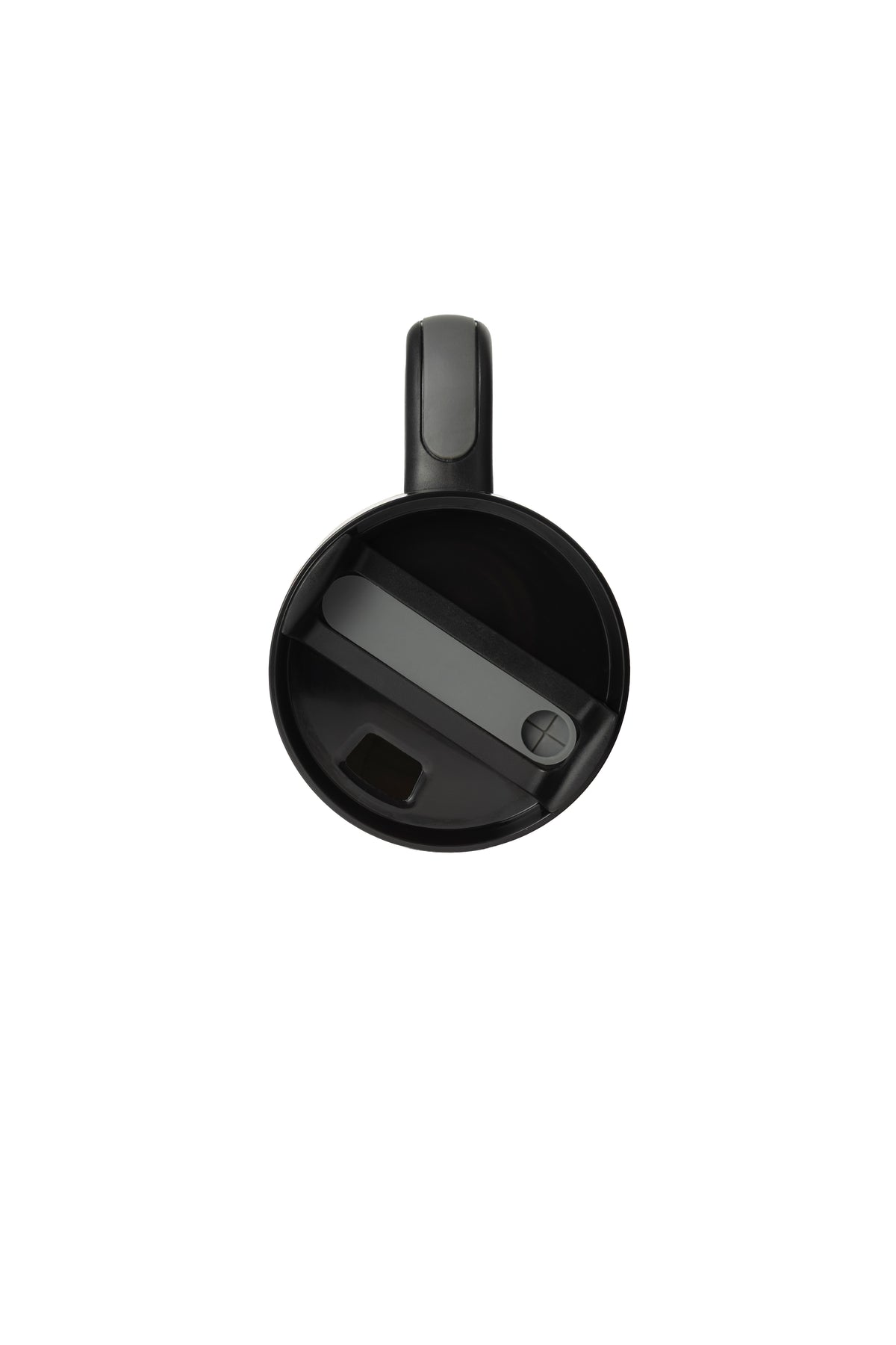 Thumbler with Filter Straw- Black